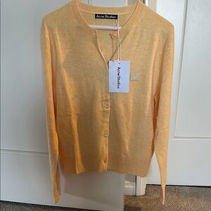 Acne Studios Yellow Cardigan